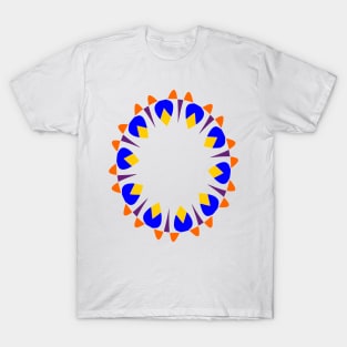 colourful digital art geometric pattern T-Shirt